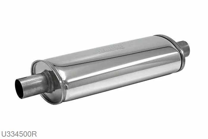 U334500R, Demper Medium 45, 44,5mm (1,75 inch), RVS, Simons, Buitendiameter 44,5mm (1,75 inch), aan een kant opgetrompt naar 44,5mm (1,75 inch) binnendiameter