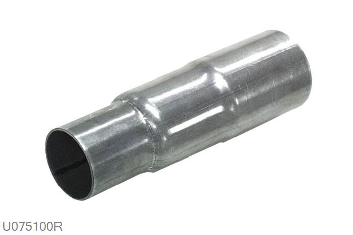 U075100R, verloopbus drietraps 51-48-41mm, 50,8mm (2 inch), RVS, Simons, 50,8mm (2 inch) binnendiameter, klem verbinding (wordt geleverd zonder klem)