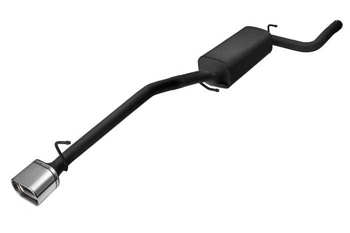 Ulter Sport, Einddemper, Staal, Enkel plat ovaal 145x75mm, Ford, FOCUS II, 1.4 16V 59kW, 1.6 16V 74/85kW, 1.8 16V 92kW, 2.0 16V 107kW, 1.8 TDCi 85 kW, 2005-, COMBI, Past op originele middendemper/katalysator