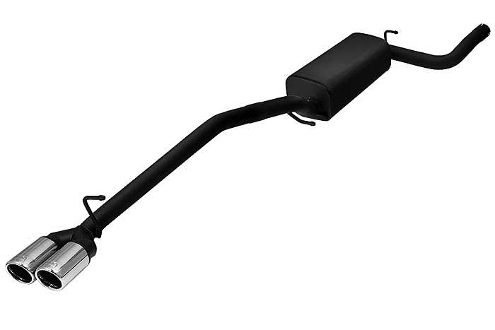 Ulter Sport, Einddemper, Staal, Dubbel Rond 70mm, Ford, FOCUS C-MAX, 1.6 16V 74/85kW, 1.8 16V 92kW, 2.0 16V 107kW, 1.8 TDCi 85 kW, 2004-, Past op originele middendemper/katalysator
