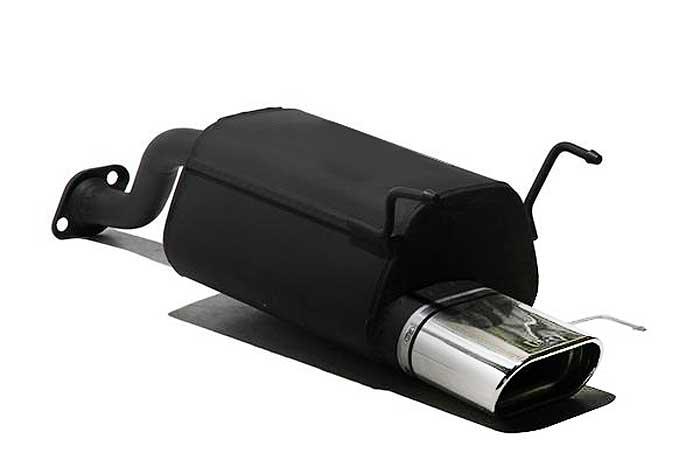 Ulter Sport, Einddemper, Staal, Enkel plat ovaal 145x75mm, Honda, CIVIC V, 1.3 16V 55kW, 1.5i 16V 66kW, 1.6i 16V 92kW, 92-96  HATCHBACK, Past op originele middendemper/katalysator