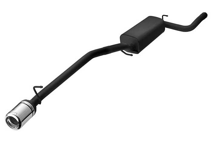 Ulter Sport, Einddemper, Staal, Enkel Rond 80mm, Ford, FOCUS II, 1.4 16V 59kW, 1.6 16V 74/85kW, 1.8 16V 92kW, 2.0 16V 107kW, 1.8 TDCi 85 kW, 2005-, COMBI, Past op originele middendemper/katalysator