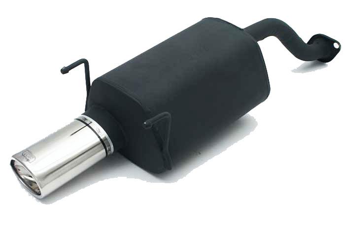 Ulter Sport, Einddemper, Staal, Enkel Ovaal 120x80mm, Honda, CIVIC V, 1.3 16V 55kW, 1.5i 16V 66kW, 1.6i 16V 92kW, 92-96  HATCHBACK, Past op originele middendemper/katalysator