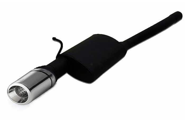 Ulter Sport, Einddemper, Staal, Enkel Rond 100mm, Ford, FOCUS I, 1.4i 55kW, 1.6i 74kW, 1.8i 85kW, 2.0i 96kW, 98-2005  SEDAN, Past op originele middendemper/katalysator