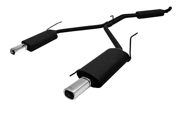 Ulter Sport, Einddemper L+R, Staal, Enkel Rechthoek 100x75mm, VW, VW T4, 2.0 62kW, 2.5 81kW, 2.8VR6 103kW, 2.4D 57kW, 2.5 TDi 65/75/111kW, 92-03, Past op originele middendemper/katalysator