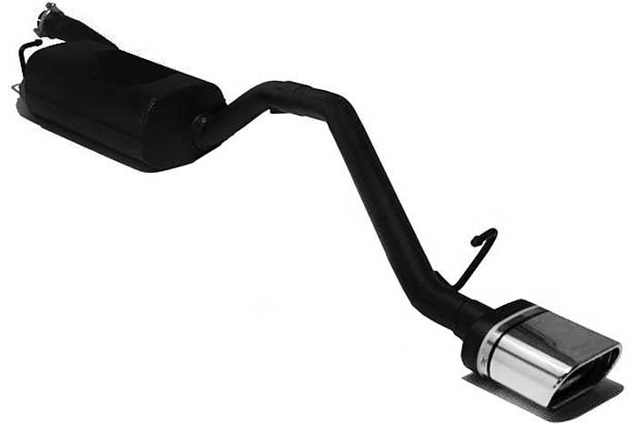 Ulter Sport, Einddemper, Staal, Enkel plat ovaal 145x75mm, Ford, FOCUS C-MAX, 1.6 16V 74/85kW, 1.8 16V 92kW, 2.0 16V 107kW, 1.8 TDCi 85 kW, 2004-, Past op originele middendemper/katalysator
