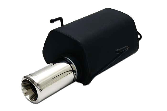 Ulter Sport, Einddemper, Staal, Enkel Rond 80mm, Honda, CRV, 2.0 94kW, 97-01, Past op originele middendemper/katalysator