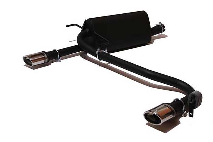 Ulter Sport, Einddemper L+R, Staal, Enkel Ovaal 95x65mm, Opel, ASTRA-H, 1.3CDTi 66kW, 1.7CDTi 59/74kW, 1.9CDTi 88/110kW, 2003-  COMBI, Past op originele middendemper/katalysator