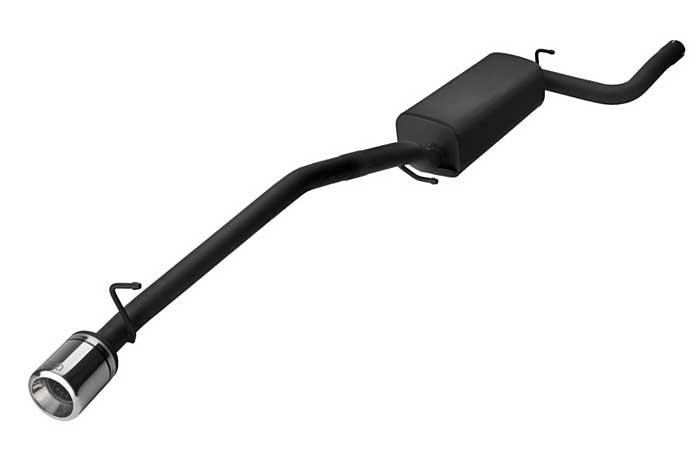 Ulter Sport, Einddemper, Staal, Enkel Rond 100mm, Ford, FOCUS II, 1.4 16V 59kW, 1.6 16V 74/85kW, 1.8 16V 92kW, 2.0 16V 107kW, 1.8 TDCi 85 kW, 2005-, HATCHBACK, Past op originele middendemper/katalysator