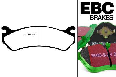 DP61304, Chevrolet Tahoe 4WD 2003-2006, EBC Greenstuff remblokken set vooras, Voor modellen met een remschijf diameter 305mm