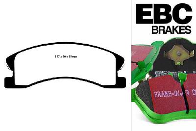 DP61664, Jeep Grand Cherokee, 4.0 1999-2005, EBC Greenstuff remblokken set vooras, Voor modellen met een remschijf diameter 305mm