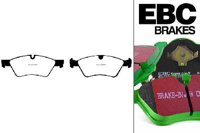 DP61592, Mercedes M-Class  (W164), ML350 (3.0TD) 2009-2011, EBC Greenstuff remblokken set vooras, Voor modellen met ATE remklauwen aan de vooras, Voor modellen met een remschijf diameter 350mm