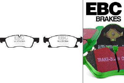 DP61871, Mercedes M-Class  (W166), ML250D (2.1TD) AMG Sport 204 PK 2011-2015, EBC Greenstuff remblokken set vooras, Voor modellen met ATE remklauwen aan de vooras