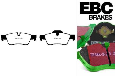 DP61593, Mercedes M-Class  (W164), ML300 (3.0TD) 2009-2011, EBC Greenstuff remblokken set achteras, Voor modellen met ATE remklauwen aan de achteras, Voor modellen met remschijf diameter van 330mm aan de achteras
