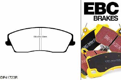 DP41723R, Dodge Magnum, 3.5 2004-2008, EBC Yellowstuff remblokken set vooras