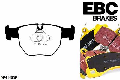 DP41463R, Landrover Range Rover (L322), 2.9 TD 2002-2005, EBC Yellowstuff remblokken set vooras, Voor modellen met ATE remklauwen aan de vooras, Voor modellen met een remschijf diameter 344mm