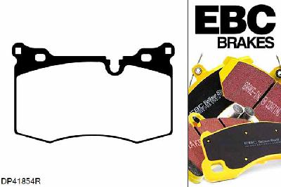 DP41854R, Mini Mini Convertible (R57), 1.6 Turbo Works 2008-2016, EBC Yellowstuff remblokken set vooras, Voor modellen met Brembo remklauwen aan de vooras, Voor modellen met een remschijf diameter 316mm