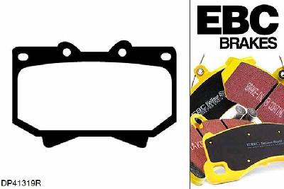 DP41319R, Toyota Landcruiser, 4.2 TD (HDJ101) 1998-2007, EBC Yellowstuff remblokken set vooras, Voor modellen met een remschijf diameter 312mm