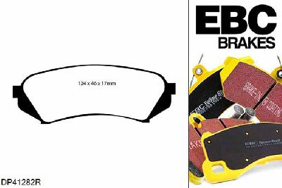 DP41282R, Toyota Landcruiser, 4.7 (UZJ100) Landcruiser, EBC Yellowstuff remblokken set achteras, Voor modellen met remschijf diameter van 330mm aan de achteras