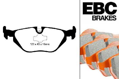 DP91079, BMW 3 Series (E36), 316 i (1.6) 1991-2000, EBC Orangestuff remblokken set achteras, Voor modellen met ATE remklauwen aan de achteras, Voor modellen met remschijf diameter van 280mm aan de achteras