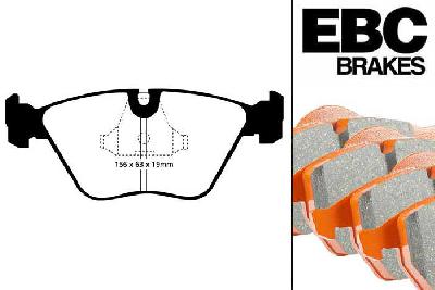 DP9689, BMW 7 Series (E32), 730 (3.0 V8) 218 PK 1992-1994, EBC Orangestuff remblokken set vooras, Voor modellen met ATE remklauwen aan de vooras, Voor modellen met een remschijf diameter 302mm