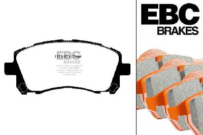 DP91134, Subaru Impreza, 2.0 Turbo 1996-1998, EBC Orangestuff remblokken set vooras, Voor modellen met een remschijf diameter 277mm