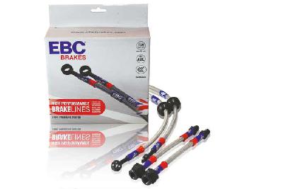 BLA1199-4L, BMW 316, 1.6 (E36) 1991-2000, EBC Metaal omvlochten remleidingen, 4-delige set