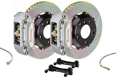 Brembo Big Brake Kit Silver, 328x28mm 2-piece  rotor Slotted, 4 piston caliper, Brembo A Caliper, Audi, Audi A1 Front (excluding 1.2 66kW and Quattro), 2010-