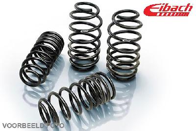 Eibach Pro-Kit verenset, Mazda 323 P V (BA), 10/1996 - 09/1998, 1.3 16V, 1.5 16V, 2.0 D, Max vooraslast 960 kg, Verlaging vooras ca 30 mm, Verlaging achteras ca 30 mm