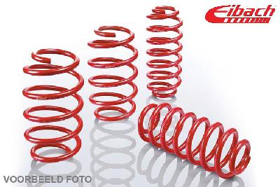 Eibach Sportline verenset, BMW, 3 COUPE (E36), 316i, 318is, ohne Automatik 03/1992 - 04/1999, Max vooraslast 830 kg, Verlaging vooras ca 45-50 mm, Verlaging achteras ca 30 mm