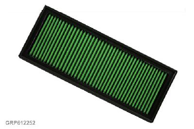 GRP612252, Green vervangingsluchtfilter paneel, VW, Jetta III, 2.0 TDI, 170 pk, 07/2008-