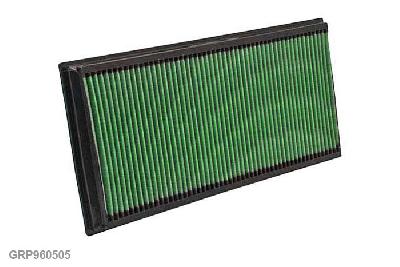 GRP960505, Green vervangingsluchtfilter paneel, VW, TOUAREG I (7L), 5,0 V10 TDI 20V  R50  (2 Filters), 350 pk, 10/2007-04/2010