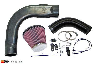 57-0156, K&N 57i Kit, Ford Fiesta, 1.6, 88/105PK, 1992-1995, 16V Zetec met open konisch filter