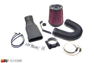 57-0399, K&N 57i Kit, Nissan Almera, 1.8, 111PK, 2000-2006, zonder temp.sensor