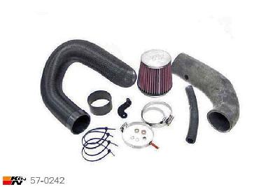 57-0242, K&N 57i Kit, Renault Clio, 1.4 8V, 75/1990PK, 1998-12/1999, 8V alleen voor modellen met vierkante luchtfilterkast