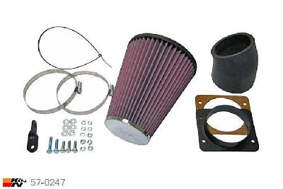 57-0247, K&N 57i Kit, Subaru Impreza, 2.0, 10/1997-3/1999, 208 pk Turbo 16V