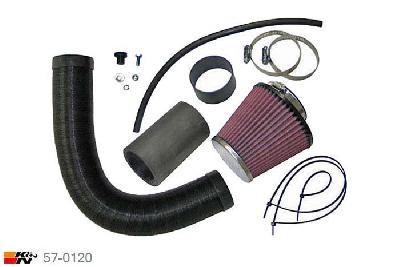57-0120, K&N 57i Kit, Toyota MR2, 1.6, 116/124PK, 1987-1990, 16V filterkast in bagageruimte