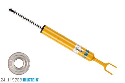 24-119788, Bilstein B6  Sport Schokdemper vooras, Audi A4 (8EC), "1.6,  1.8 T,  1.8 T quattro,  1.9 TDI,  2.0,2.0 FSi,  2.0 GL,  2.0 TDI,  2.0 TDI 16V,2.0 TDI quattro,  2.0 TFSI,2.0 TFSI quattro,  2.5 TDI,  2.7 TDI,  3.0,3.0 quattro,  3.0 TDI quattro,  3.2 FSI,3.2 FSI quattro", 11/2004-06/2008, Standaard lengte, geschikt voor gebruik met verlagingsveren tot -40mm