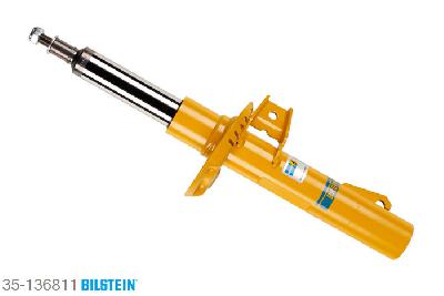 35-136811, Bilstein B6  Sport Schokdemper vooras, Audi TT Roadster (8J9), "1.8 TFSI,  2.0 quattro,  2.0 TDI quattro,2.0 TFSI,  2.0 TFSI quattro", 05/2008-, without Magnetic Ride, Standaard lengte, geschikt voor gebruik met verlagingsveren tot -40mm