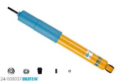 24-008037, Bilstein B6  Sport Schokdemper achteras, BMW 02 Convertible (E10), 1600-2,  2002, 12/1967-07/1975, mark: Komfort, Standaard lengte, geschikt voor gebruik met verlagingsveren tot -40mm