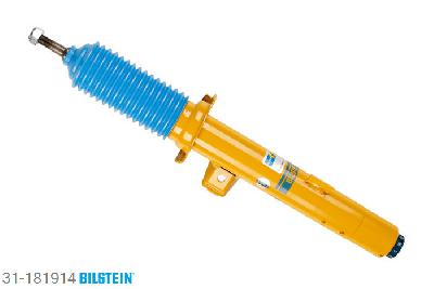 31-181914, Bilstein B6  adjustable10 Schokdemper vooras links, BMW 1 Coupe (E82), 118d,  120d,  120i,  123d,  125i,  135i, 10/2007-, with standard chassis, Standaard lengte, geschikt voor gebruik met verlagingsveren tot -40mm