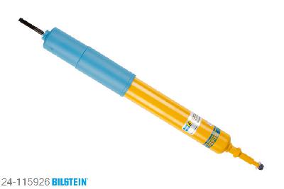 24-115926, Bilstein B6  Sport Schokdemper achteras, BMW 1 Coupe (E82), 118d,  120d,  120i,  123d,  125i,  135i, 10/2007-, without M-technics, Standaard lengte, geschikt voor gebruik met verlagingsveren tot -40mm