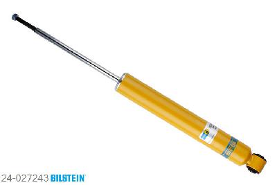 24-027243, Bilstein B6  Sport Schokdemper achteras, BMW 3 (E36), "316 i,  318 i,  318 is,  318 tds,  320 i,323 i 2.5,  325 i,  325 td,  325 tds,328 i", 09/1990-02/1998, with standard chassis / Front axle mono-tube, Standaard lengte, geschikt voor gebruik met verlagingsveren tot -40mm