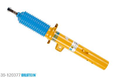 35-120377, Bilstein B6  Sport Schokdemper vooras links, BMW 3 Convertible (E93), "1.9,  2.5,  3.0,  318i,  320d,  320i,  325d,325i,  330d,  330i,  335i", 03/2007-, with standard chassis, Standaard lengte, geschikt voor gebruik met verlagingsveren tot -40mm