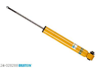 24-028288, Bilstein B6  Sport Schokdemper achteras, BMW 5 (E39), "520 d,  520 i,  523 i,  525 d,  525 i,  525 td,525 tds,  528 i,  530 d,  530 i", 08/1998-06/2003, with standard chassis, without M-technics, without ride height adjustment / Front axle serie production spring seat must be used, twin-tube, Standaard lengte, geschikt voor gebruik met verlagingsveren tot -40mm