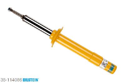 35-114086, Bilstein B6  Sport Schokdemper vooras, BMW 5 Touring (E39), 540 i, 01/1997-05/2004, without M-technics, with ride height adjustment, with air suspension, Standaard lengte, geschikt voor gebruik met verlagingsveren tot -40mm
