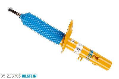 35-223306, Bilstein B6  Sport Schokdemper vooras rechts, Citroen DS3 Convertible, "1.2 VTi 82,  1.6 HDi 90,  1.6 THP 155,1.6 VTi 120", 01/2013-, Front axle strutdiameter 51 mm, Standaard lengte, geschikt voor gebruik met verlagingsveren tot -40mm