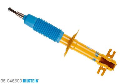 35-046509, Bilstein B6  Sport Schokdemper vooras, Fiat PUNTO (188), "1.2 16V 80,  1.2 60,  1.2 Bifuel,1.2 Natural Power,  1.3 JTD 16V,  1.4,1.4 Flex,  1.8 130 HGT,  1.8 Flex,1.9 DS 60,  1.9 JTD,  1.9 JTD 80", 09/1999-, Standaard lengte, geschikt voor gebruik met verlagingsveren tot -40mm