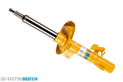 35-110736, Bilstein B6  Sport Schokdemper vooras links, Ford FOCUS II Convertible, 1.6,  2.0,  2.0 TDCi, 10/2006-, Standaard lengte, geschikt voor gebruik met verlagingsveren tot -40mm