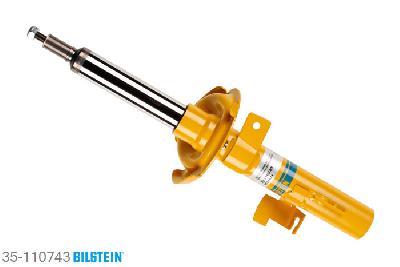35-110743, Bilstein B6  Sport Schokdemper vooras rechts, Ford FOCUS II Saloon (DA_), "1.4,  1.6,  1.6 Flex,  1.6 TDCi,  1.6 Ti,  1.8,1.8 Flexifuel,  1.8 Ghia Flexifuel,1.8 TDCi,  2.0,  2.0 Flex,  2.0 TDCi,  400h", 04/2005-, Standaard lengte, geschikt voor gebruik met verlagingsveren tot -40mm